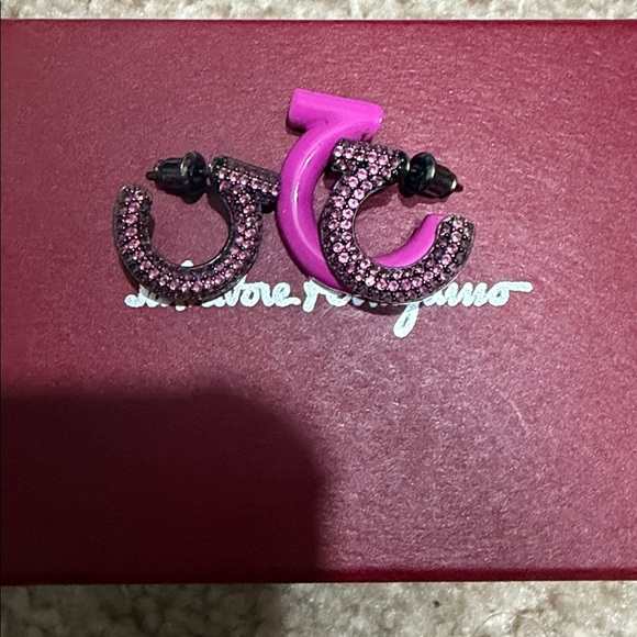 Salvatore Ferragamo Pink and Silver Earrings - Picture 5 of 6